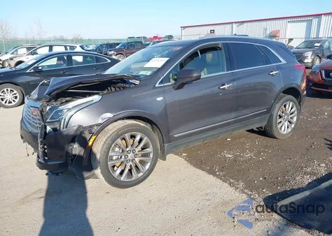 2017 Cadillac Xt5 Platinum z USA, uszkodzony, nr VIN 1GYKNFRS7HZ192746